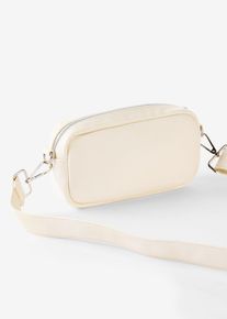 Umhängetasche mit austauschbaren Taschenhenkeln in beige, Grösse 12x21 cm, bonprix