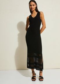 Strickkleid in schwarz, Grösse 44/46 (L), bonprix
