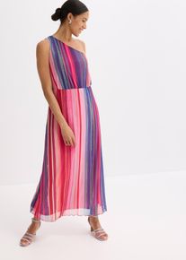 One-Shoulder-Kleid aus softem Mesh in bunt, Grösse 44/46 (L), bonprix