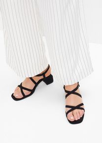 Sandalette in schwarz, Grösse 38, bonprix