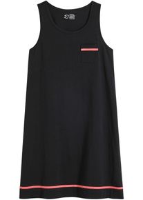 Nachthemd aus Bio-Baumwolle in schwarz, Grösse 40/42 (M), 100% Baumwolle, bonprix