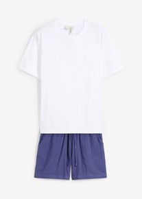 Shorty aus Musselin in blau, Grösse 56/58 (XL), bonprix