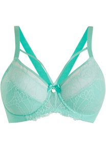 Minimizer-BH mit zarter Spitze in grün, Grösse 100C, bonprix