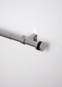 Ausziehbare Gardinenstange mit Endstück in silber | 70-120 cm | bonprix