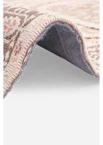 Teppich in moderner Musterung in braun | 45x90 cm | aus über 90% Baumwolle | bonprix