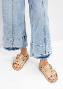 Pantolette in beige, Grösse 36, bonprix