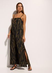 Strandkleid aus Viskose in schwarz, Grösse 40/42 (M), bonprix