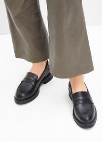 Loafer aus Leder in schwarz, Grösse 40, bonprix