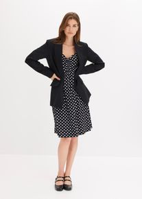 Jerseykleid in schwarz, Grösse 40/42 (M), bonprix