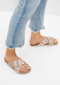 Pantolette in bunt, Grösse 42, bonprix