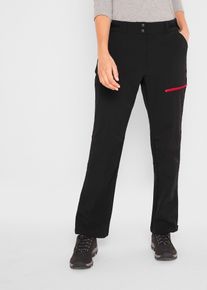 Stretch-Softshell-Hose mit Taschen wasserabweisend in schwarz, Grösse 40, bonprix