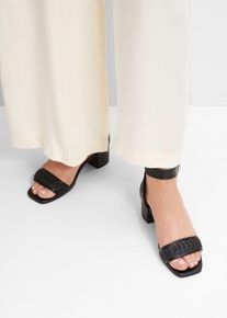 Sandalette in schwarz, Grösse 36, bonprix