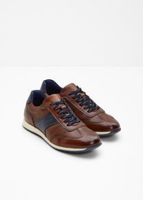 Bugatti Sneaker aus Leder in braun, Grösse 40, bonprix