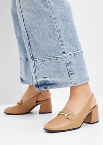 Sling Pumps in braun, Grösse 42, bonprix