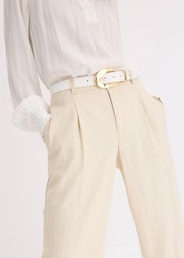 Gürtel in weiss, Grösse 80, bonprix