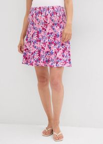 2-in-1 Umstandshosenrock aus Jersey in weiss, Grösse 44/46 (L), bonprix