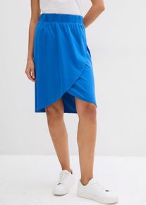 Jersey-Rock aus fließendem Viskose-Mix in blau, Grösse 40/42 (M), bonprix