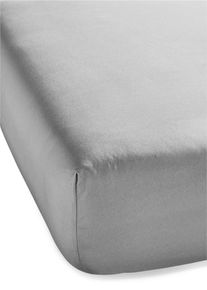 Microfaser Spannbettlaken in grau | 100x200 cm | bonprix