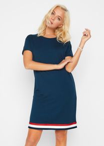 Jerseykleid aus weichem Viskose-Mix in blau, Gr&ouml;sse 44/46 (L), bonprix