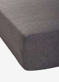 Spannbettlaken in Leinen-Optik in grau | 100x200 cm | bonprix