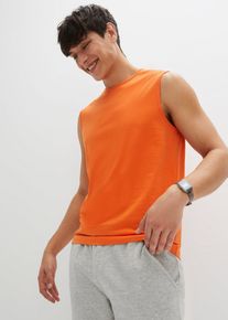 Muskelshirt (3er Pack) in orange, Grösse 60/62 (XXL), 100% Baumwolle, bonprix