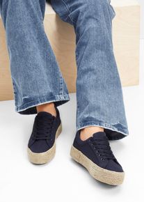 Plateau Sneaker in blau, Grösse 37, bonprix