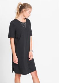 Oversize- Shirtkleid in schwarz, Grösse 36/38 (S), bonprix