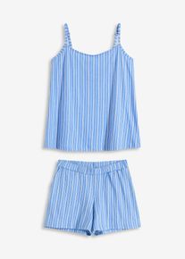 Shorty mit Spaghettiträgern in blau, Grösse 44/46 (L), bonprix