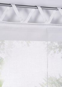 Bändchenrollo in Leinen Optik in beige | 130x60 cm | bonprix
