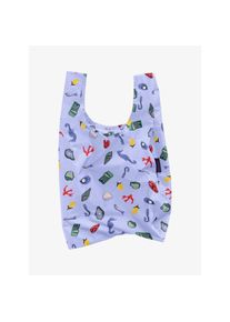 Baggu Einkaufstasche Small hellblau/klein gemustert