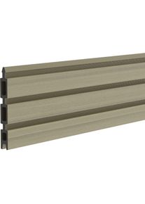 TraumGarten Sichtschutzzaun SYSTEM NEO PLATINUM Einzelprofil taupe-grau günstig