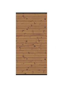 TraumGarten Sichtschutzzaun SYSTEM NEO Thermo-Holz Zaunfeld, 90x184 cm