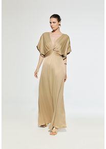 Lola Casademunt Maxikleid Damen Gr&ouml;&szlig;e 42 beige Winterkleid