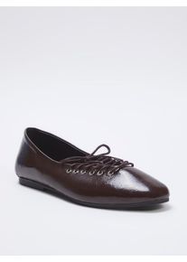 Trendyol Ballerina Damen, dunkelbraun, Gr&ouml;&szlig;e 39