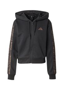 adidas Sportswear, Femmes Veste de survêtement '3S', chocolat / noir