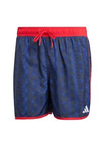 adidas Sportswear, Hommes Boardshorts 'Daley', bleu / bleu foncé / rouge