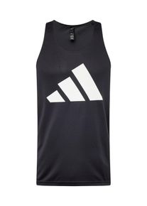 adidas Performance Sporttop 'Run it' Herren, schwarz / weiß, Größe S
