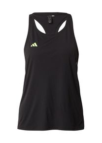 adidas Performance Sporttop 'Adizero Essentials' Damen, limone / schwarz, Größe S