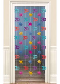 Amscan 30th Celebration Tür Vorhang 200cm