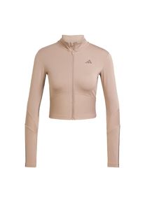 adidas Performance, Femmes Vestes d’entraînement 'Hyperglam', marron / cappuccino