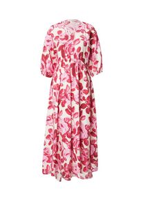 MSCH COPENHAGEN, Femmes Robe 'Edrina', pitaya / rouge / blanc