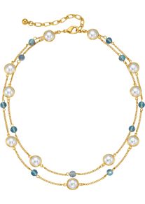 Damen Kette blau