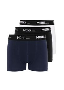 Moxx Paris 3 Pack Boxer Shorts Herren Gr&ouml;&szlig;e XL navy / schwarz / wei&szlig;