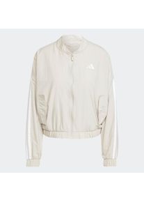 adidas Sportswear, Femmes Veste de sport 'Essentials', blanc / blanc cass&eacute;