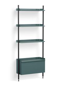Pier System 131 1 Column Regal Hay Stahlblau-Schwarz