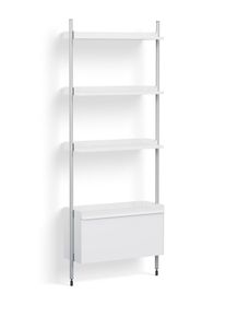 Pier System 131 1 Column Regal Hay Weiß-Aluminium