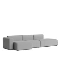 Mags Sofa 3-Sitzer Combination 4 Low Armrest mit Armlehne links Hay Stoff Steelcut Trio 133