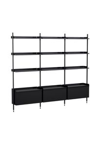 Pier System 1041 1 Column Regal / Garderobe Hay
