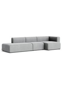 Mags Sofa 3-Sitzer Combination 4 mit Armlehne rechts Hay Stoff Hallingdal 130
