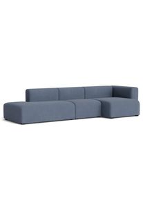 Mags Sofa 3-Sitzer Combination 4 mit Armlehne rechts Hay Stoff Linara 198
